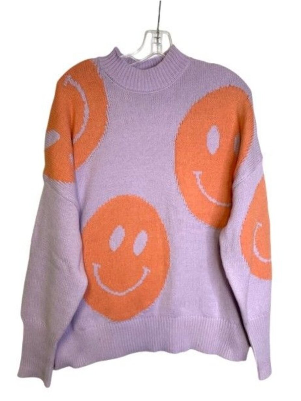 By Together Smiley Face Sweater SMALL - Picture 6 of 8